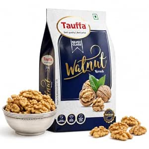 Tauffa Silver Class Walnut Kernels 250g | Premium Walnuts Without Shell | Akhrot Giri | High in Omega-3 | Healthy Snacking & Brain-Boosting Snack